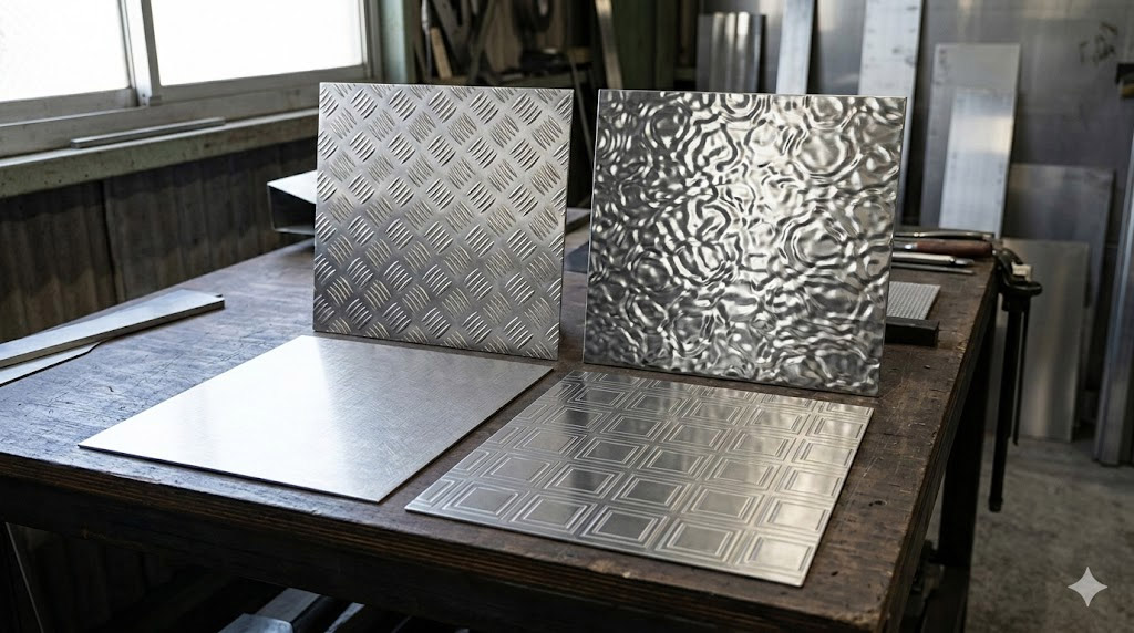แผ่นสแตนเลสลายมีกี่แบบ? เลือกลายไหนดีให้เหมาะกับงานตกแต่งและอุตสาหกรรม
